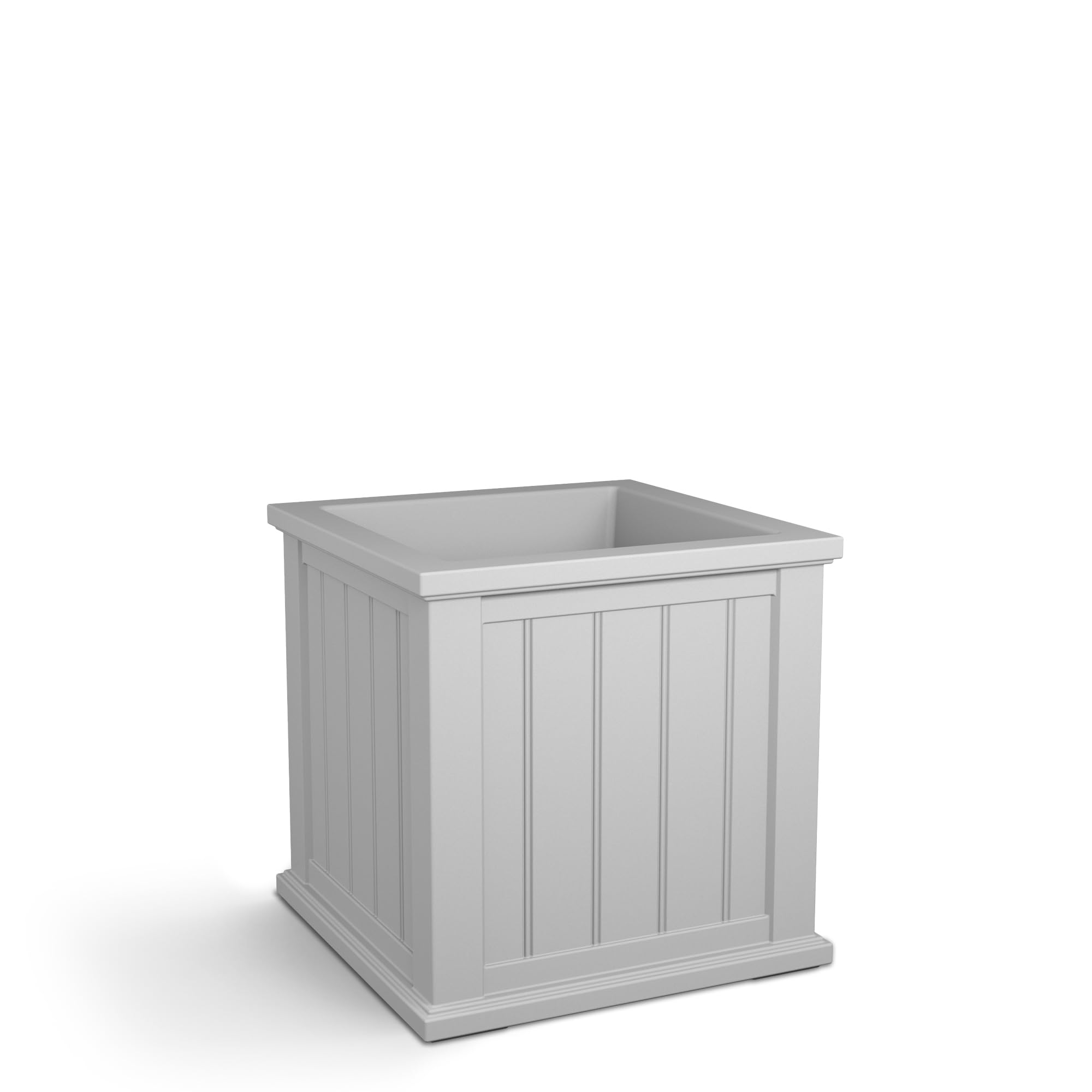 Mayne 4838-W Cape Cod 20x20 Square Polyethylene Planter, 20" x 20", White - Image 8