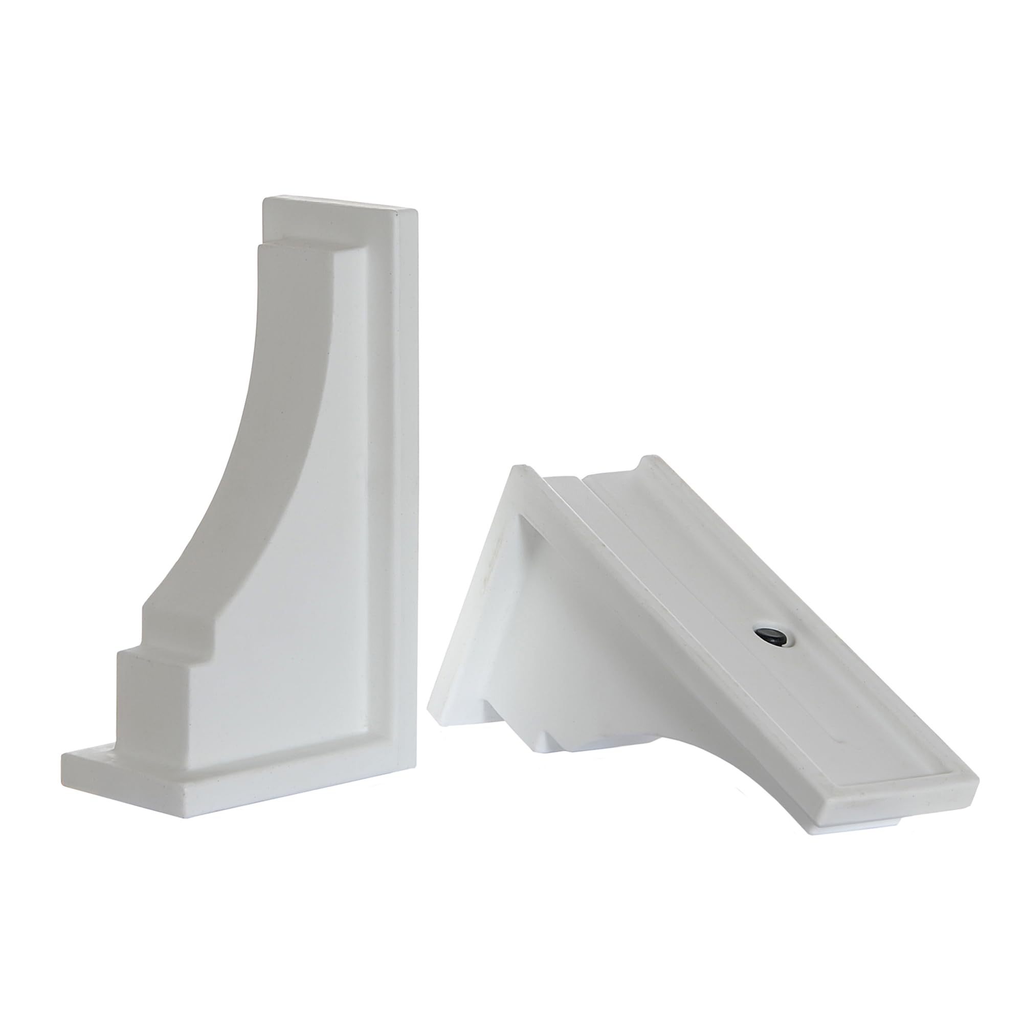 Mayne Cape Cod 3ft White Window Box with 6.5 Gallon Reservoir, 36in L x 11in W x 10.8in H + Fairfield Decorative Brackets, White, 2 Count - Image 5