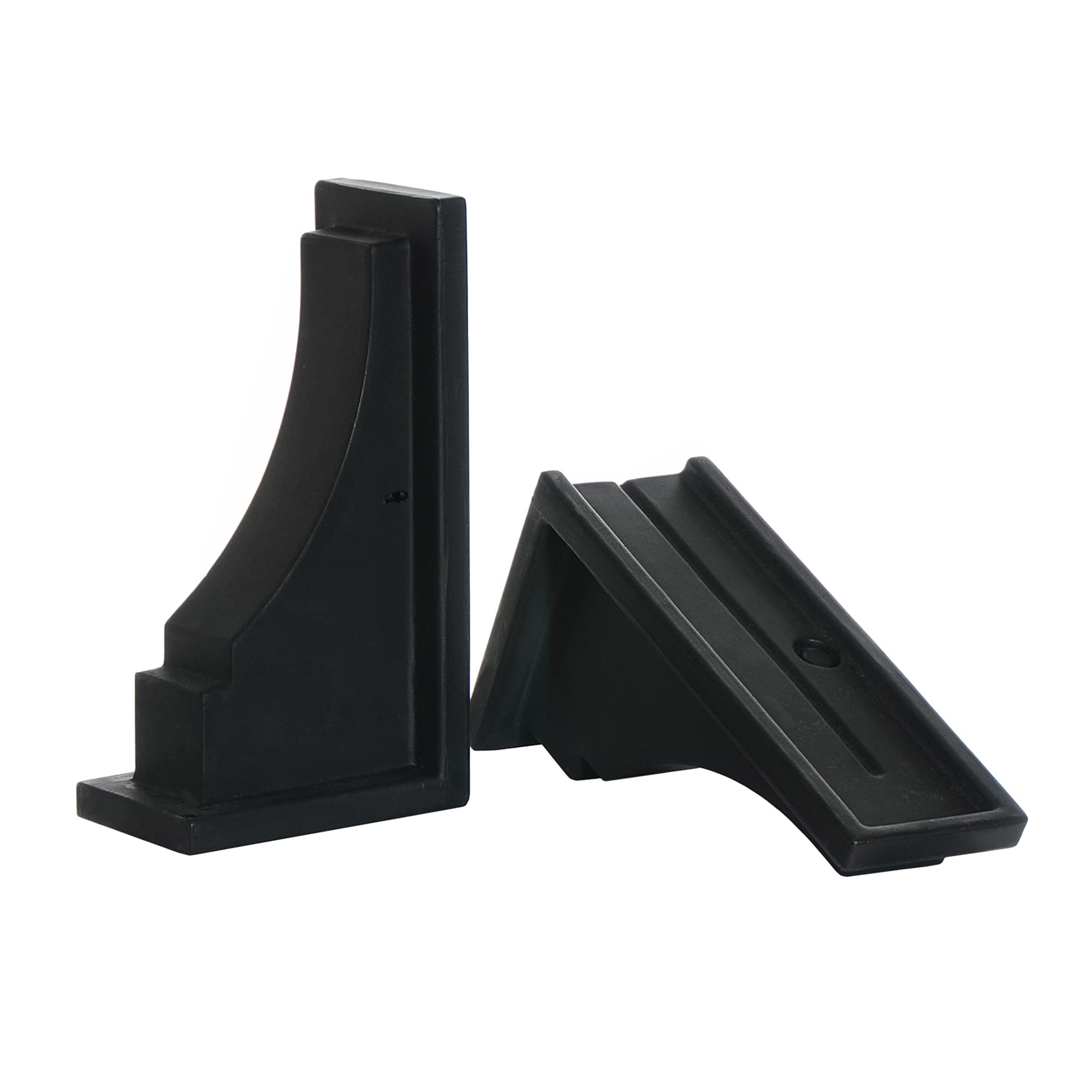 Mayne Fairfield 4ft Window Box - Black - Durable Self Watering Resin Planter with Wall Mount Brackets (5823-B) & Inc Fairfield Decorative Brackets, 2-Pack, Plastic, Black, Standard (5856-B) - Image 5