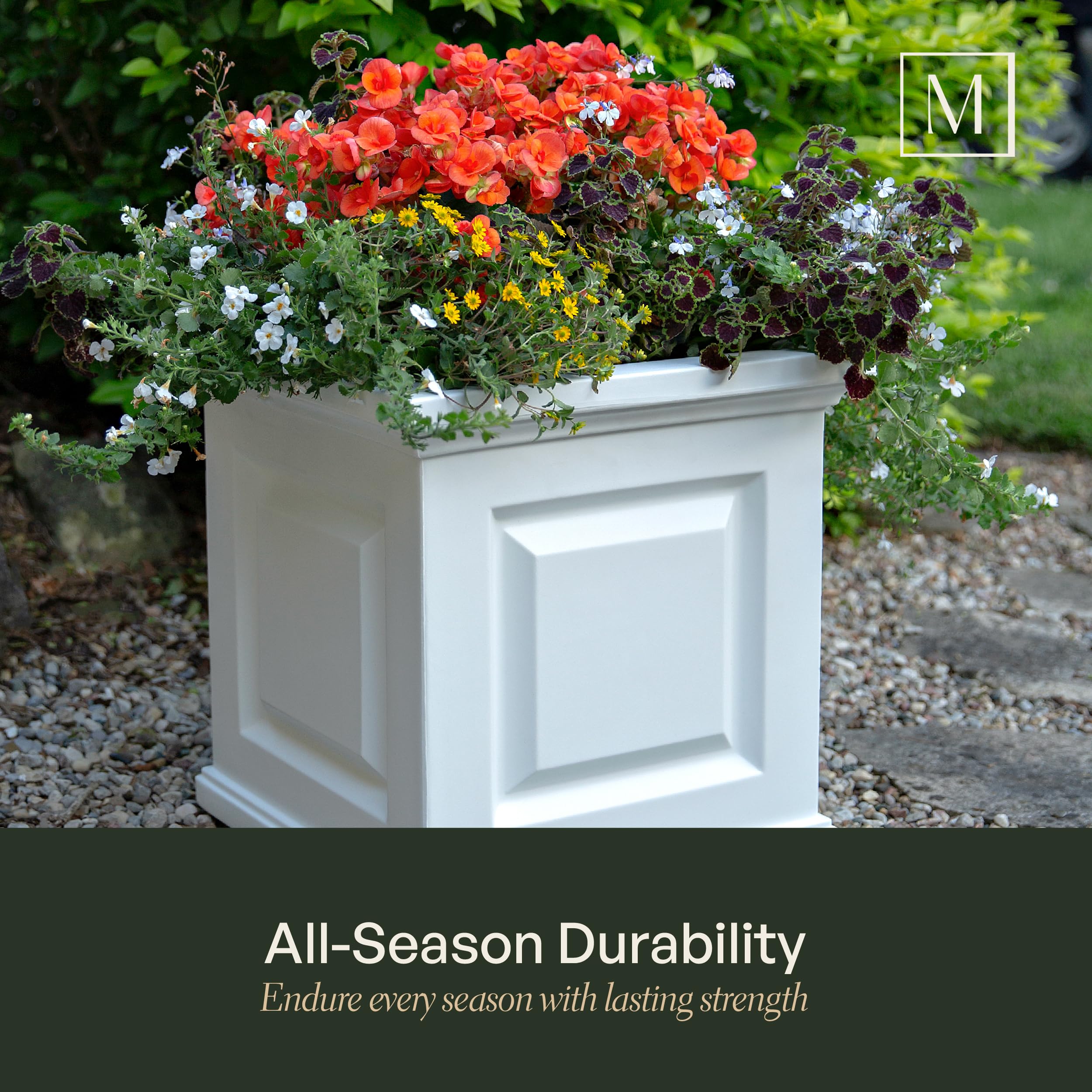 Mayne 5865-ES Polyethylene Planter, Espresso - Image 4
